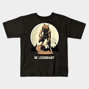 Werewolf Be Legendary - Motivational Inspirational Kids T-Shirt